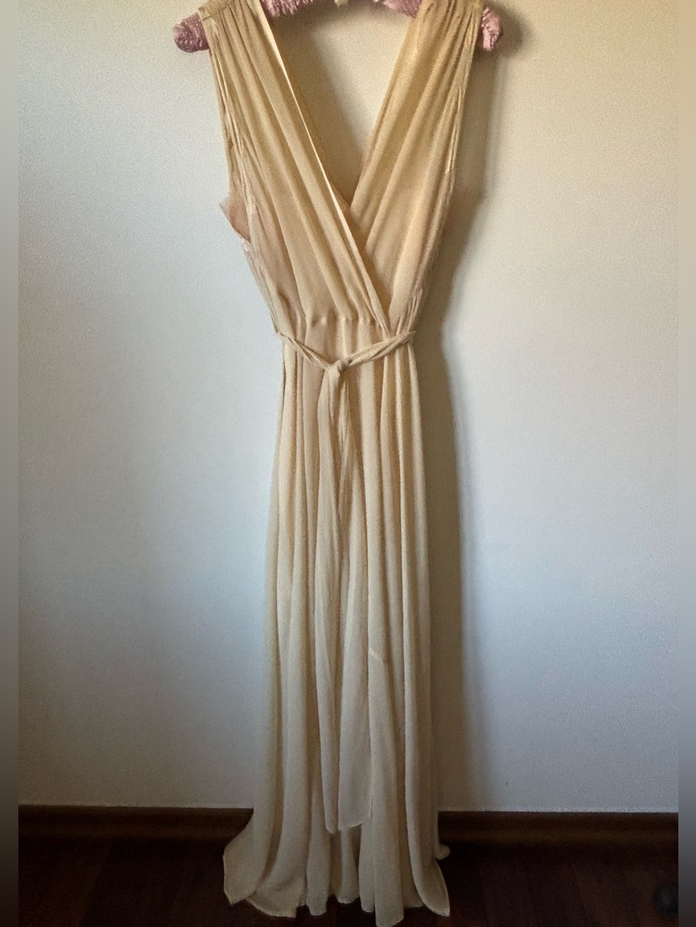 Vintage 1930's Silk Chiffon Wedding Gown - Picture 9 of 10